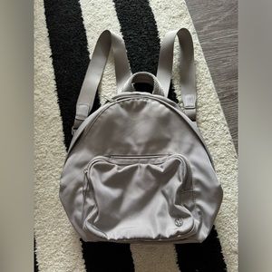 Lululemon grey backpack